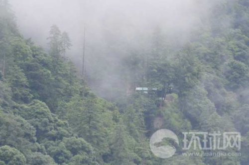 中印邊境的印軍情報站,隱在原始森林里。 中印邊境的印軍情報站,隱在原始森林里。