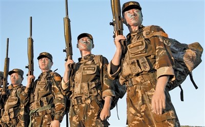 四大“槍王”英姿。 四大“槍王”英姿。