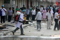 甘肅舟曲災區防疫工作全面啟動