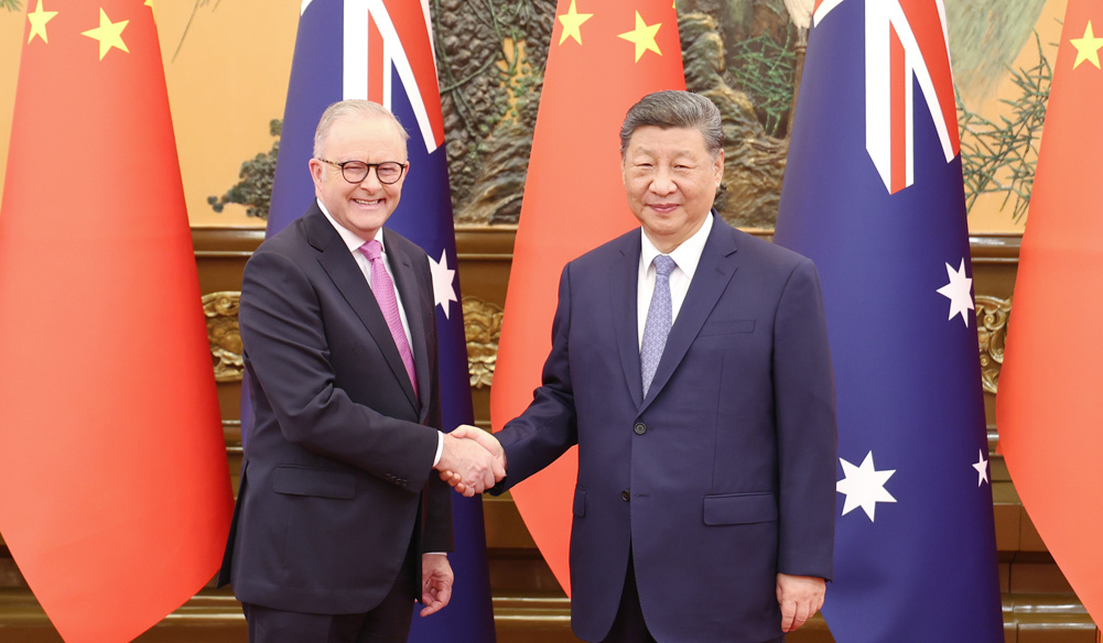習近平會見澳大利亞總理阿爾巴尼斯