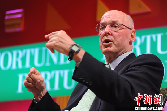 美國前財長保爾森:“習奧會”將建立互信增進共識