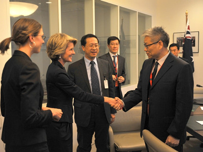 外交部副部長謝杭生:確保馬航客機搜尋工作繼續進行